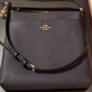 Coach Messenger Navy/Gold Crossbody
